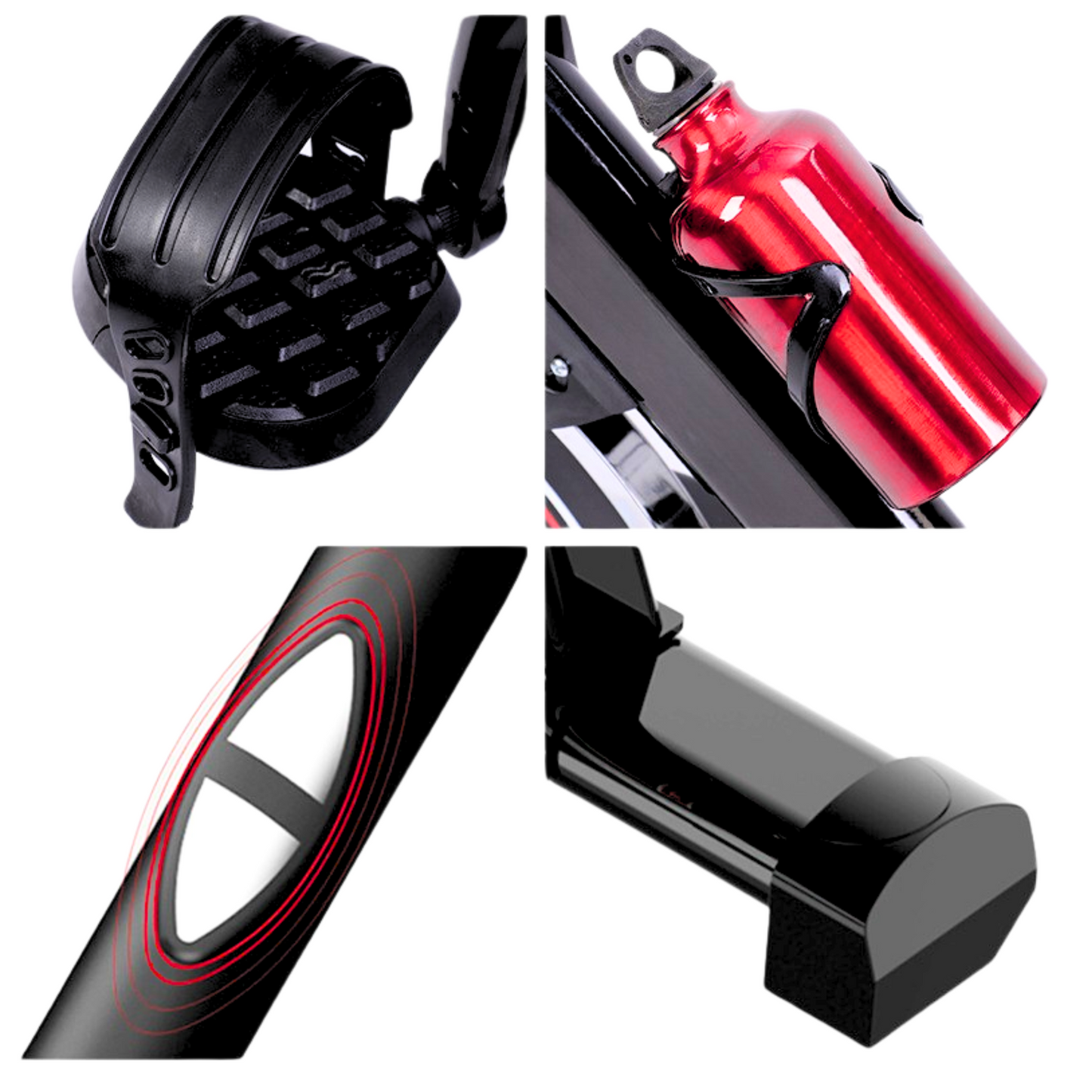 Bicicleta Spinning Rueda Inercia 13 Kg Yep1054 Negro