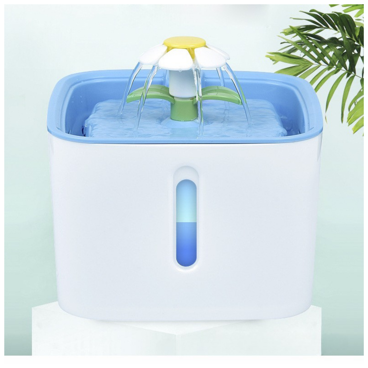 Fuente Bebedero Mascotas 2.5 L con luz nivel