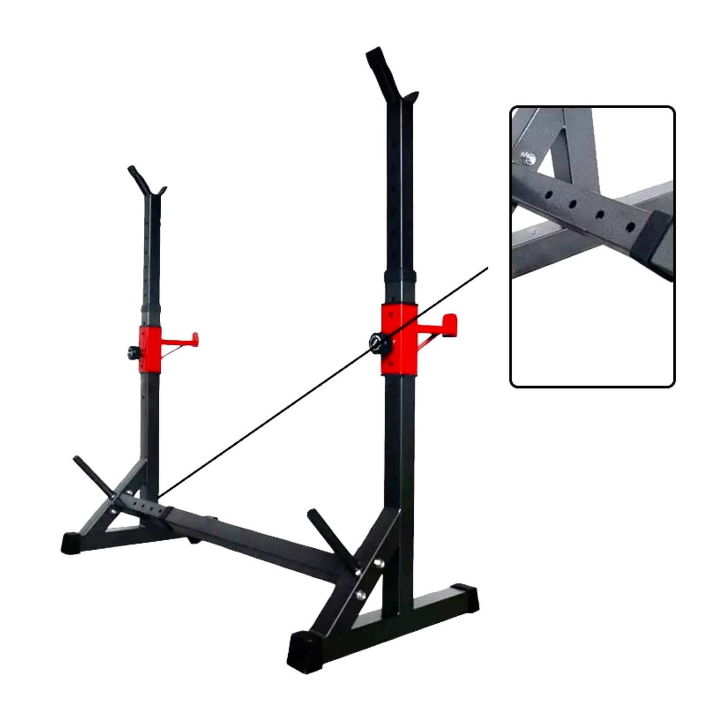 Rack Squat Sentadillas Ajustable Barra Pesas Pre Y Olimpica