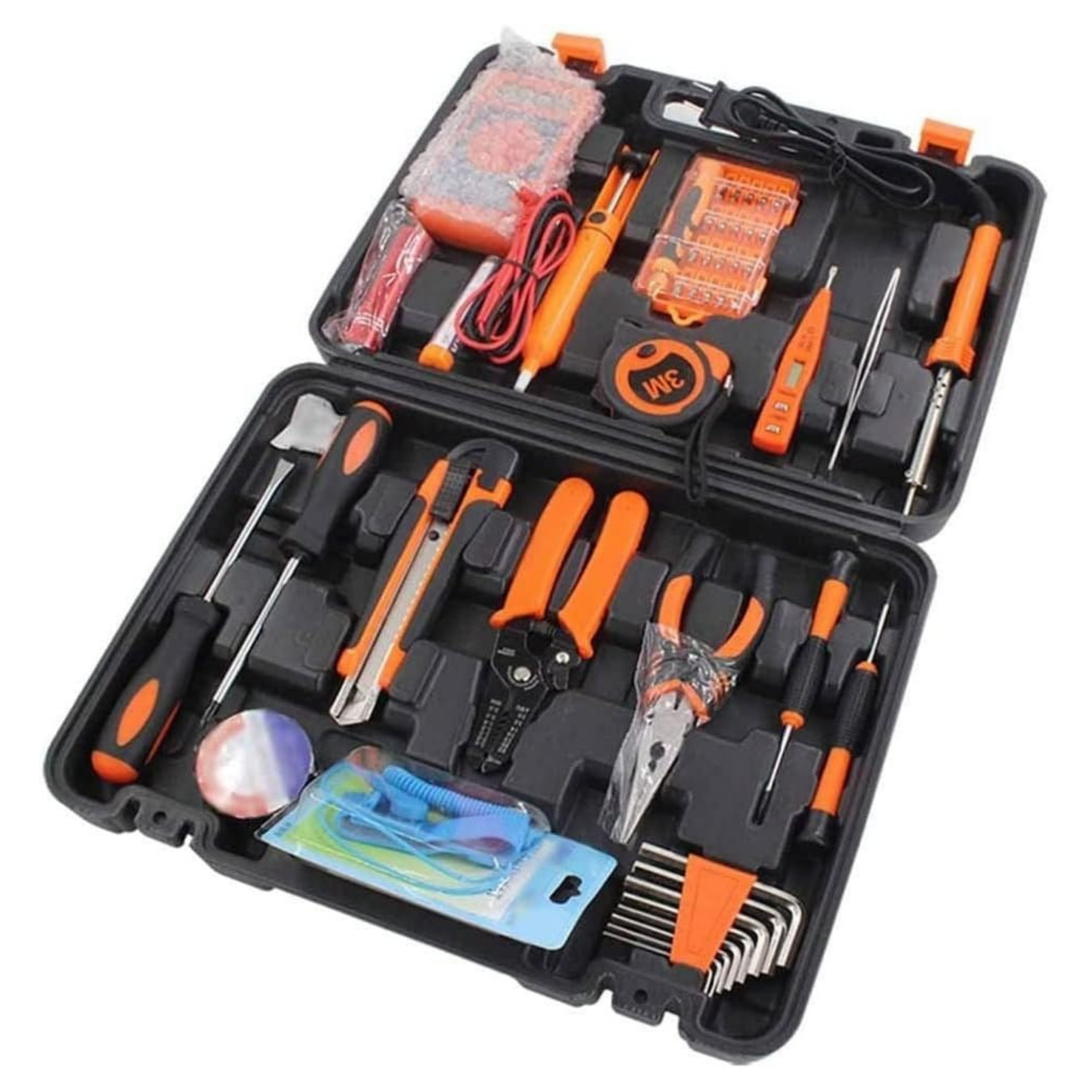 Set 31 Piezas Herramientas Electricista + Maletín Portátil