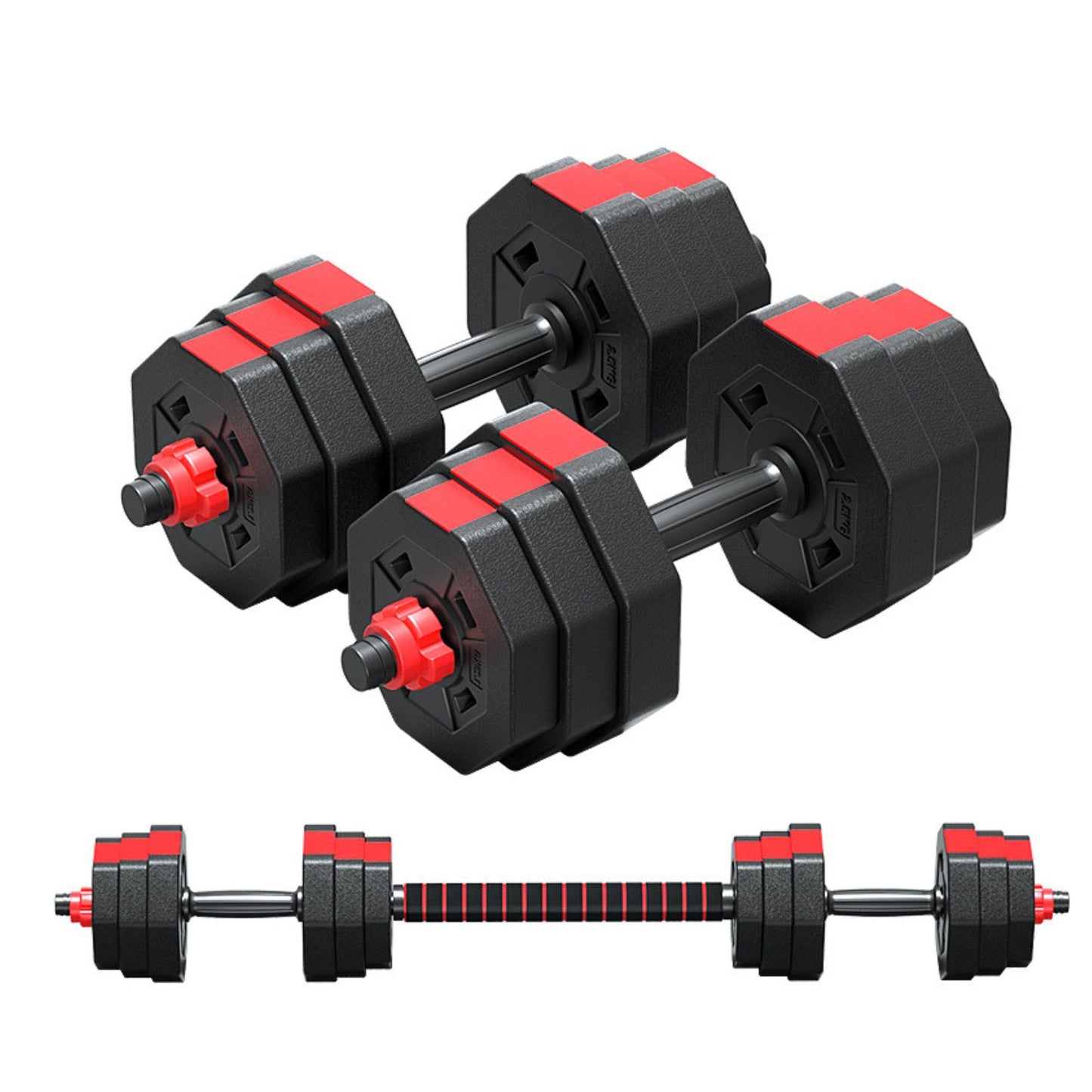 Set Mancuernas Ajustables 20 Kg con Barra YEP SPORT