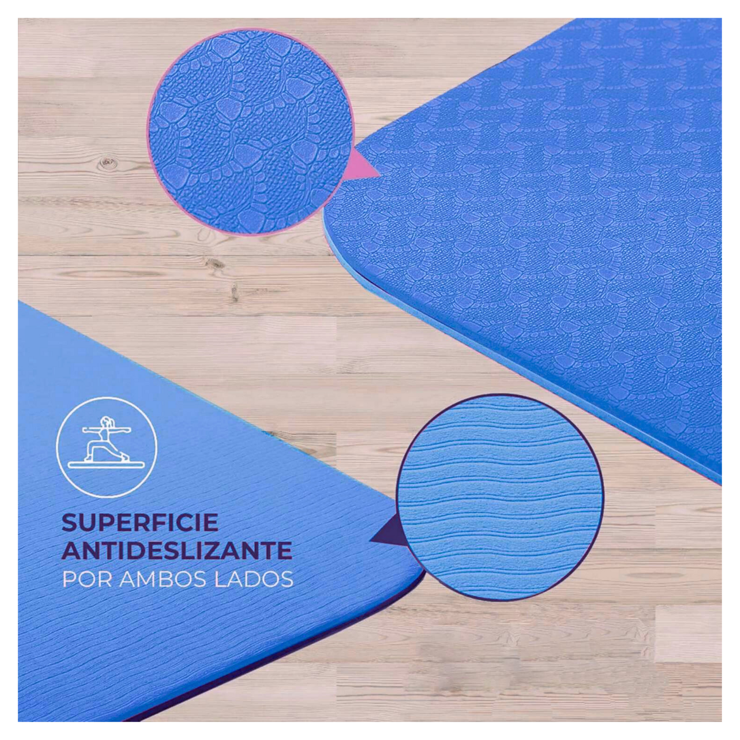Mat De Yoga 6 mm Ecologico Biodegradable