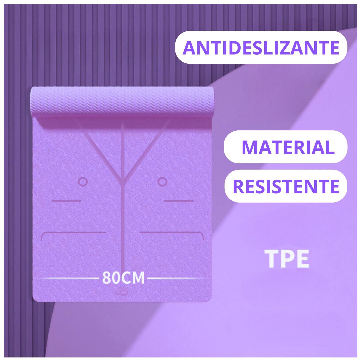 Mat De Yoga 6 mm Ecologico Biodegradable