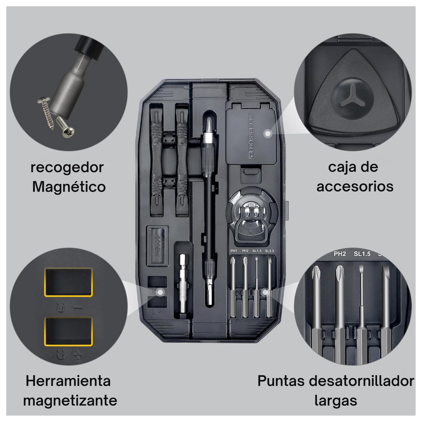 Juego Destornilladores De Precisión 153 Piezas En 1