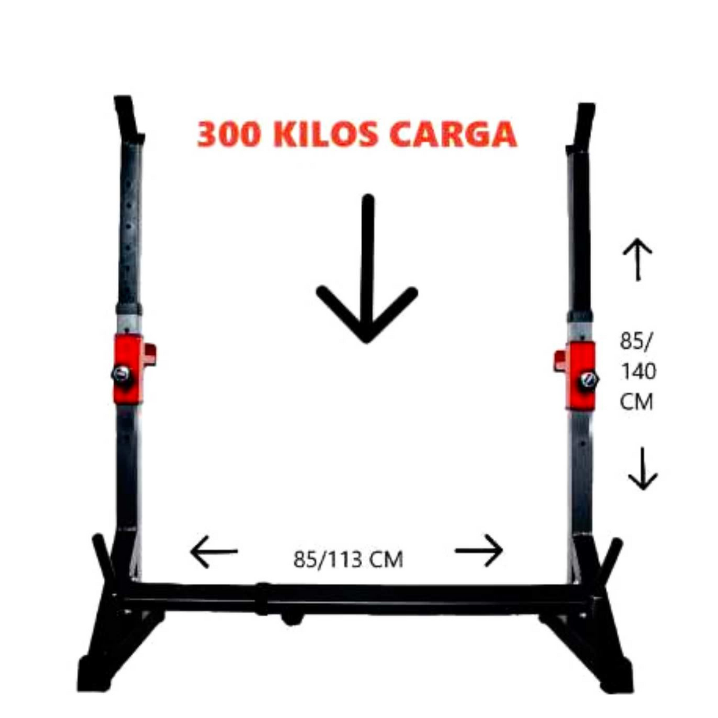 Rack Squat Sentadillas Ajustable Barra Pesas Pre Y Olimpica