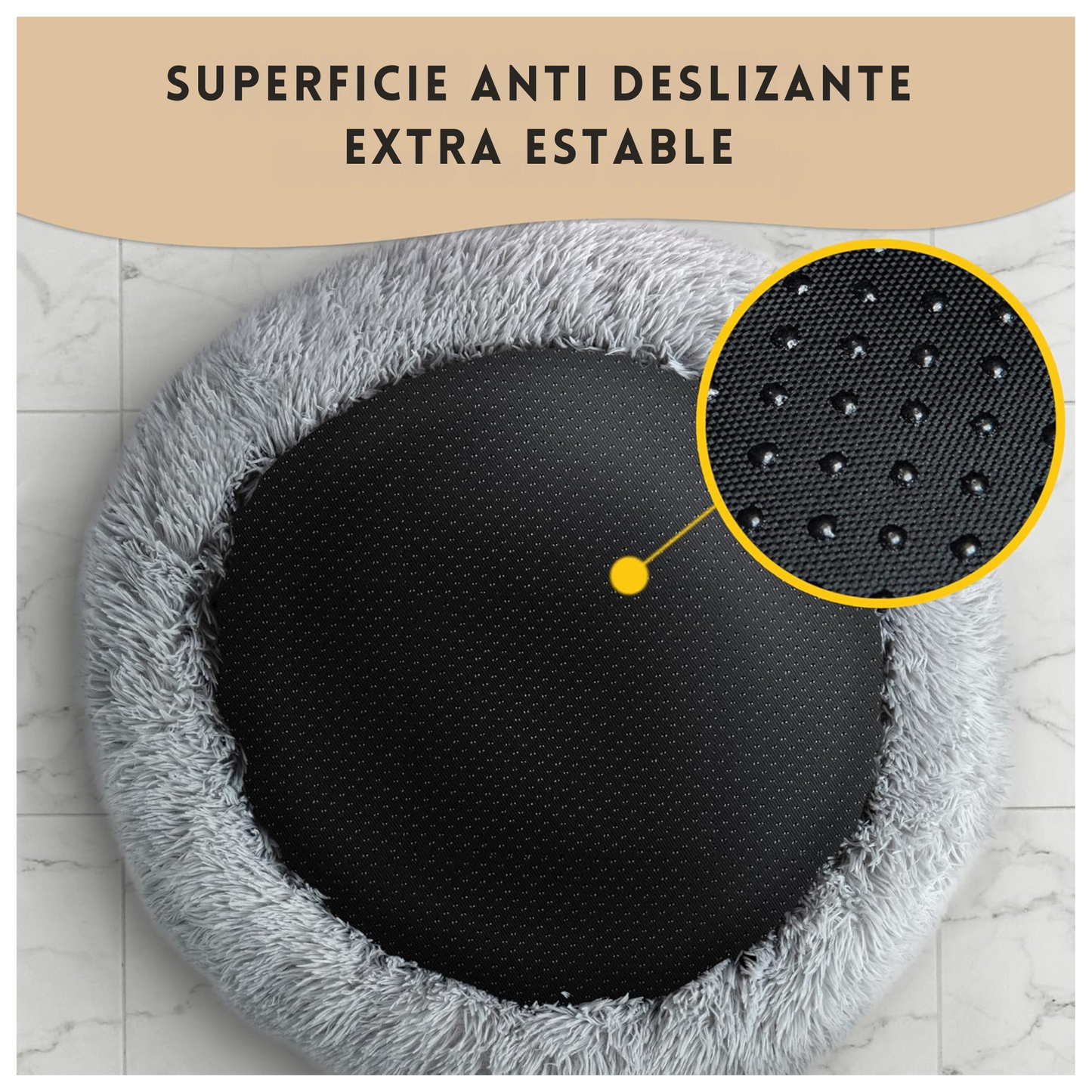 Cama Mascota Grande Antiestrés Y Ronquido