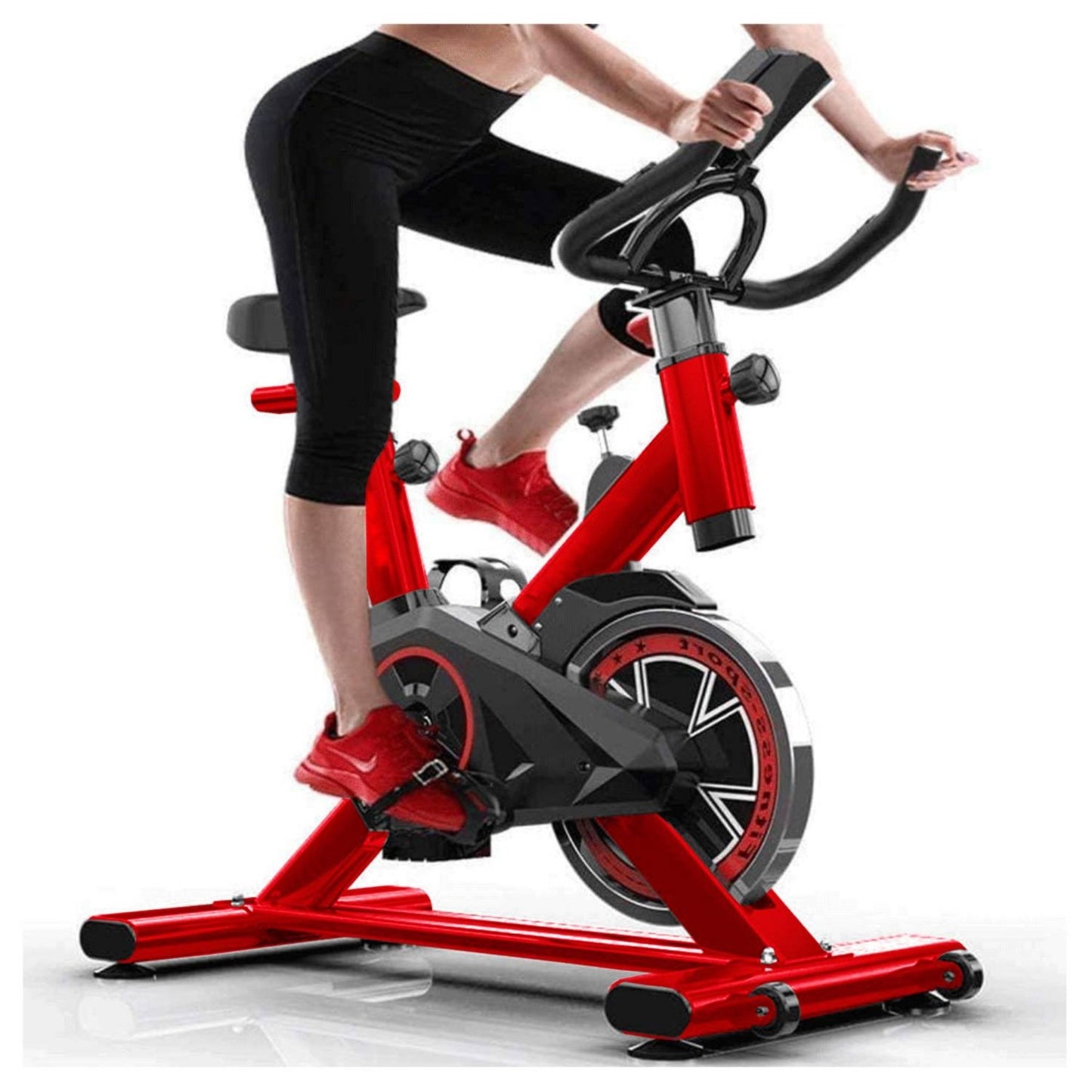 Bicicleta Spinning Estática con Monitor Yepsport