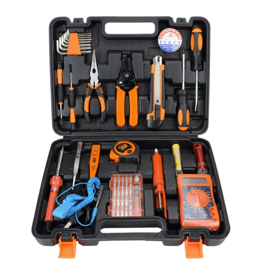 Set 31 Piezas Herramientas Electricista + Maletín Portátil