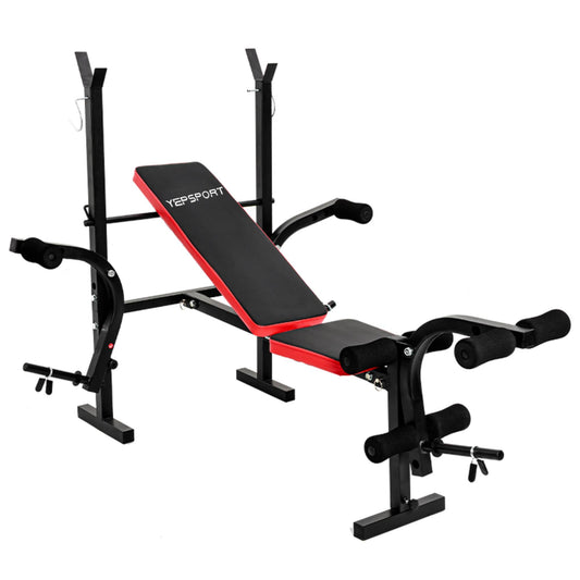 Banca Multifuncional Pesas Pecho Piernas Abs