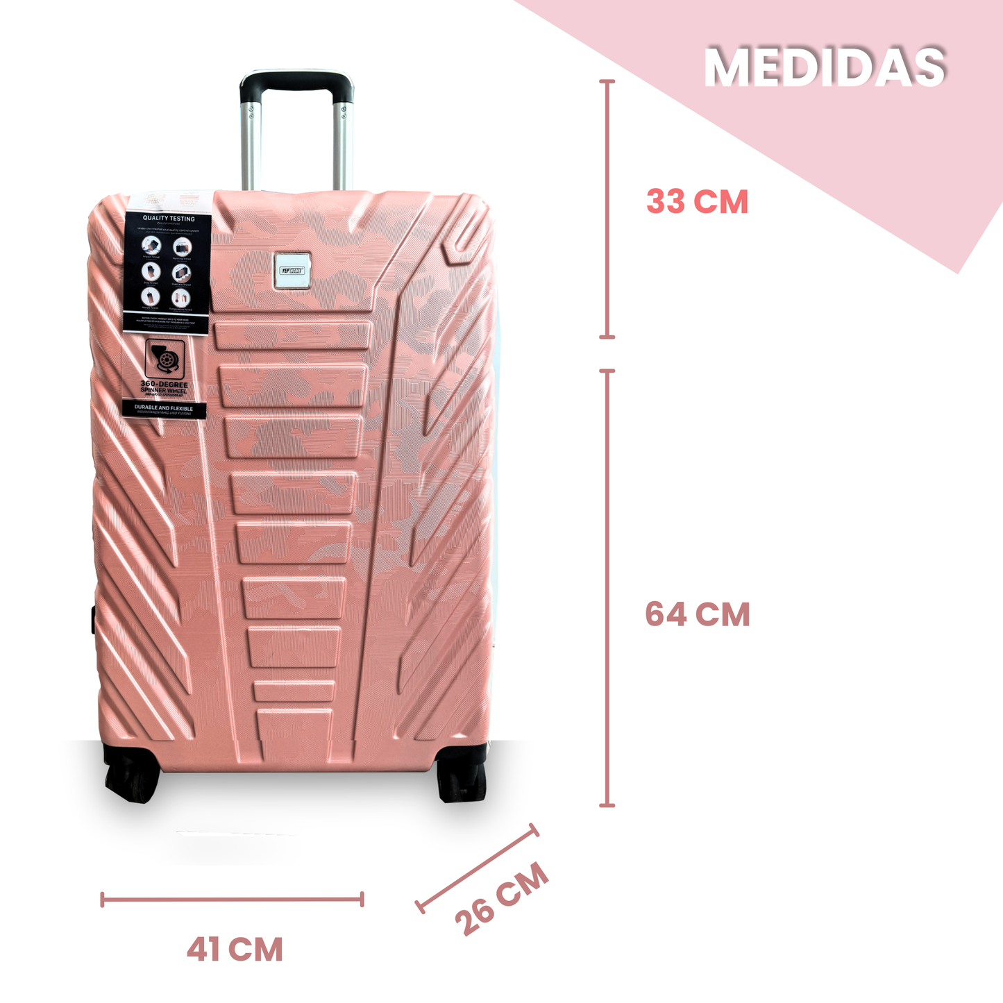 Maleta 20kg Oficial 64 x 41 x 26 cm Yephome