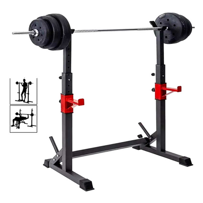 Rack Squat Sentadillas Ajustable Barra Pesas Pre Y Olimpica