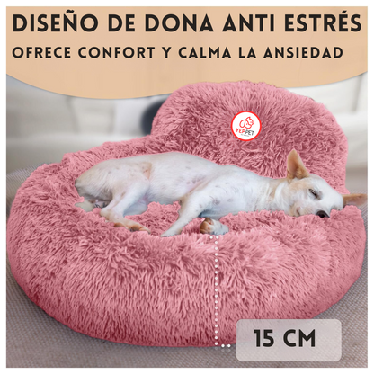 Cama Mascota Grande Antiestrés Y Ronquido