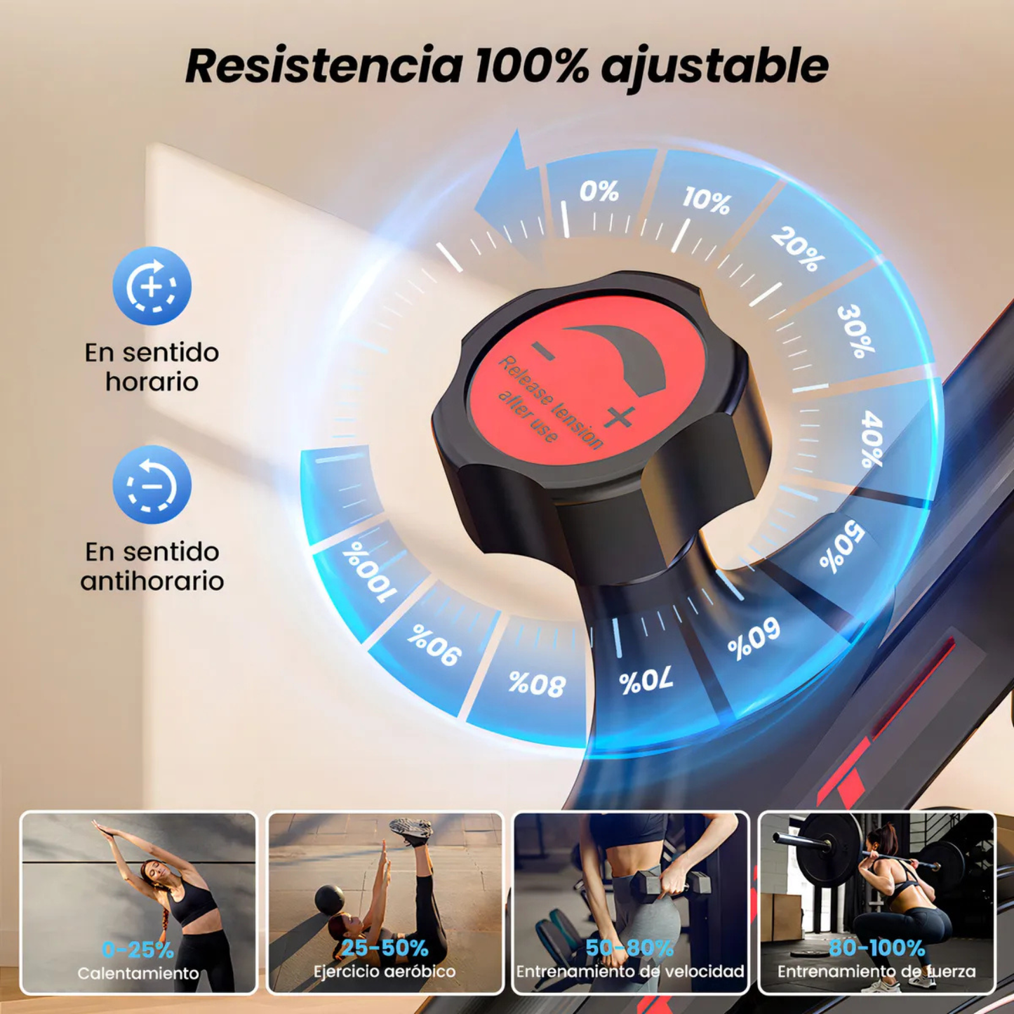 Bicicleta Spinning Estática con Monitor Yepsport