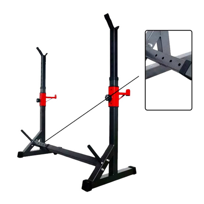 Rack Squat Sentadillas Ajustable Barra Pesas Pre Y Olimpica