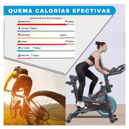 Bicicleta De Spinning Deluxe Extra Confort