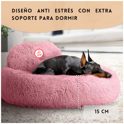 Cama Mascota Grande Antiestrés Y Ronquido