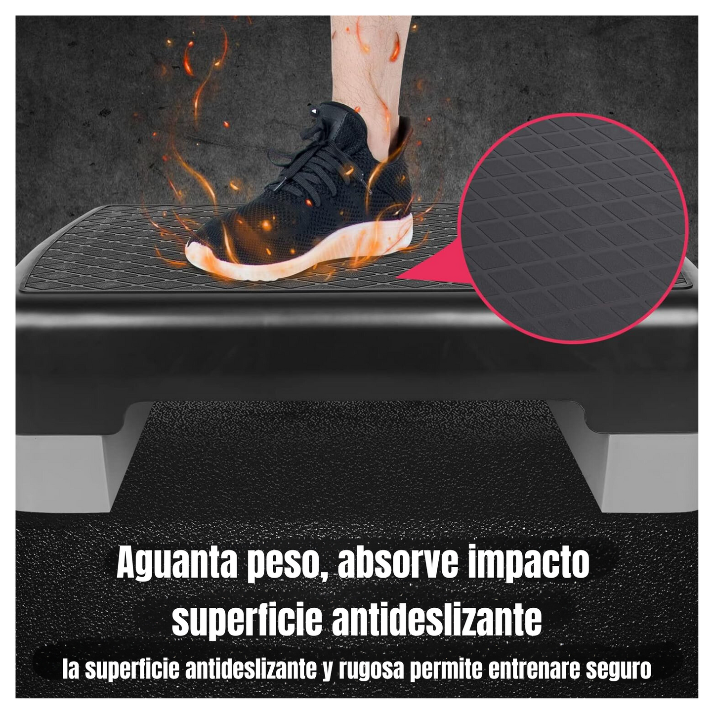 Step Aeróbico 2 Niveles Antideslizante Yep Sport