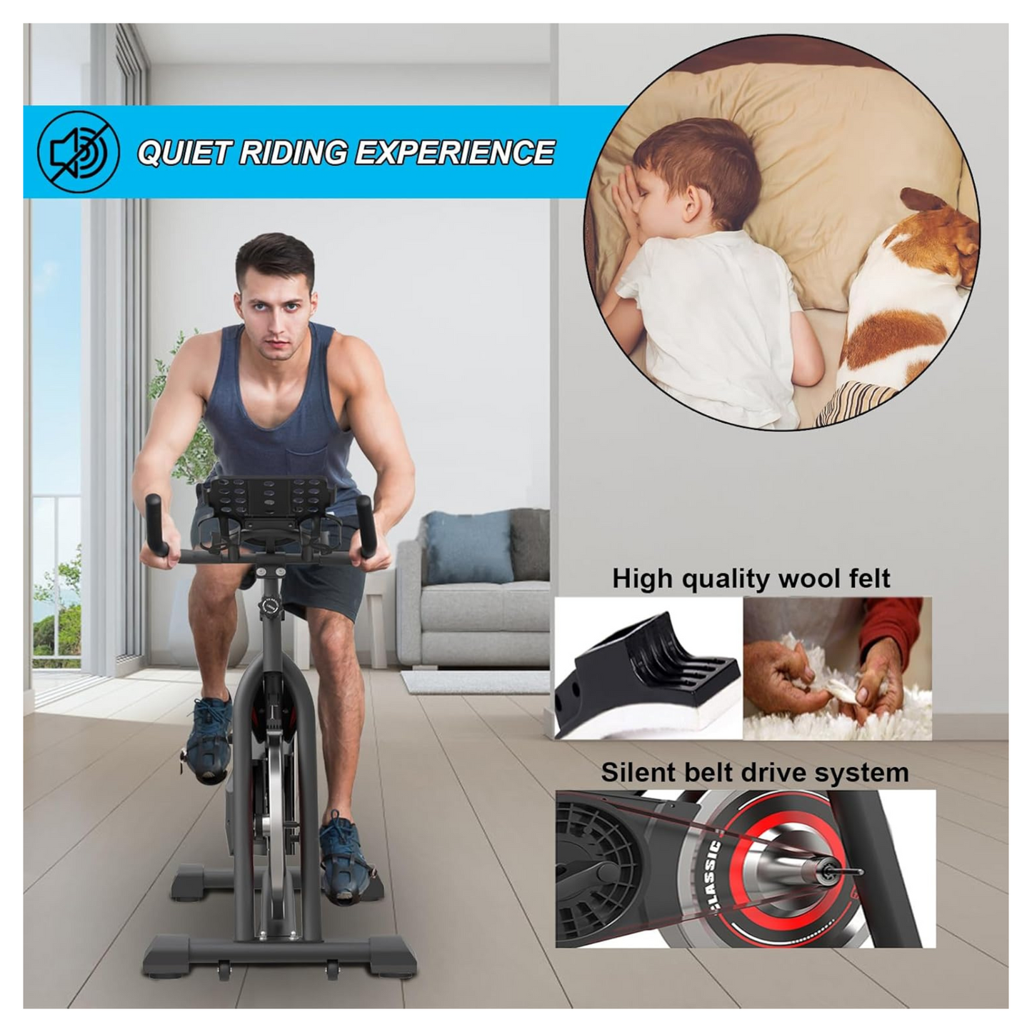 Bicicleta De Spinning Deluxe Extra Confort