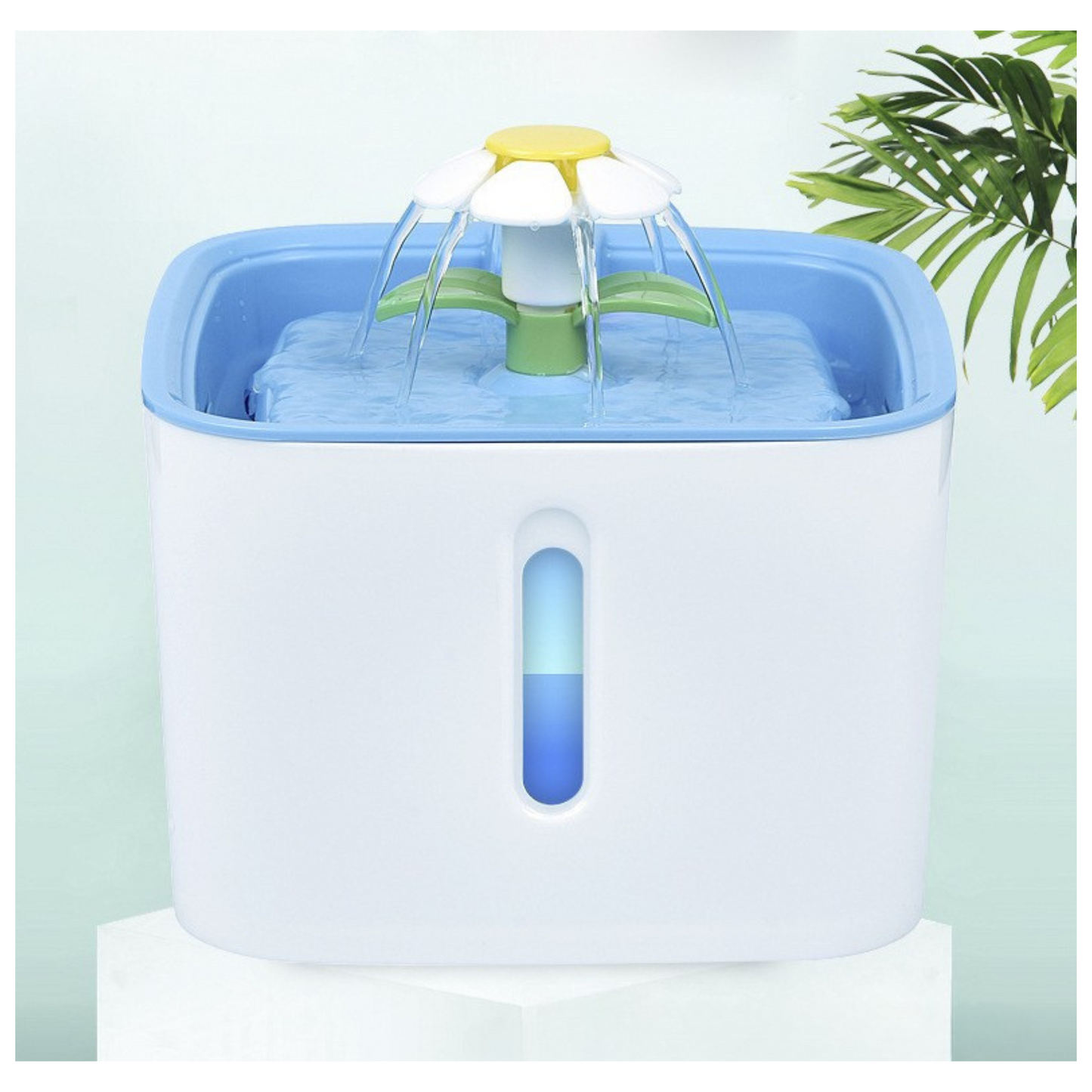 Fuente Bebedero Mascotas 2.5 L con luz nivel