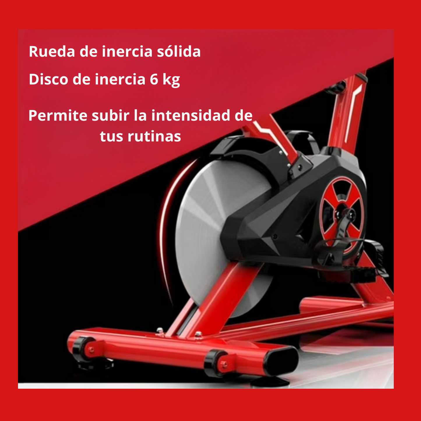 Bicicleta Spinning Estática con Monitor Yepsport